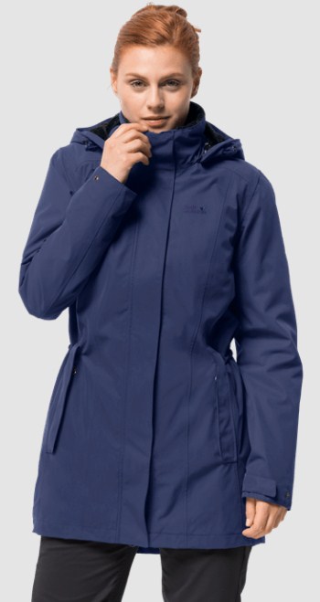 Элегантное женское пальто Jack Wolfskin Madison Avenue Coat