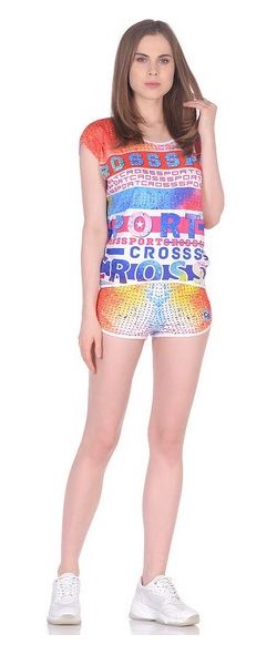 Cross sport - Интересный комфортный костюм с шортами