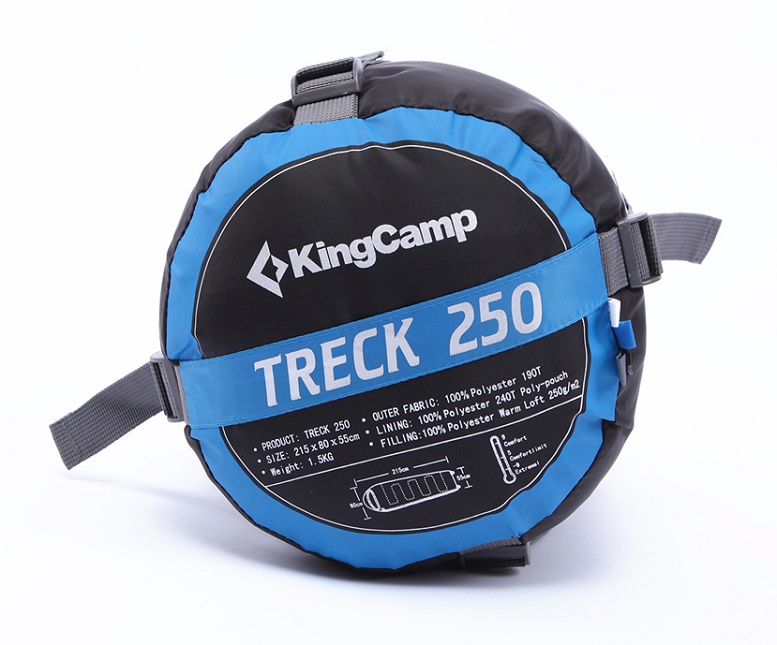KingCamp - Походный спальник-кокон Trek 250 правый (комфорт +10С)