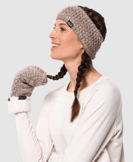 Стильный головной убор Jack Wolfskin Highloft Knit Headband Women