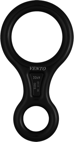 Венто - Практичное спусковое устройство Восьмерка классическая черная