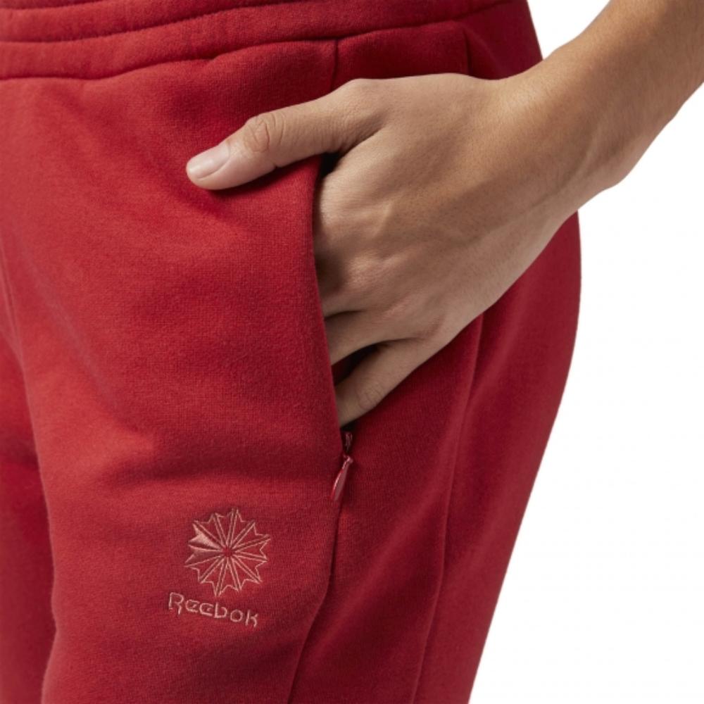 Спортивные женские брюки Reebok F Franchise Fleece Pant Rich Magma S18-R