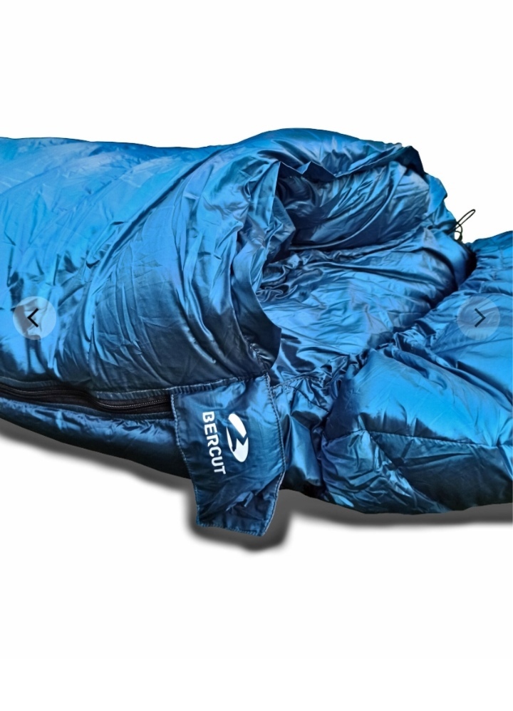 Пуховый спальный мешок с левой молнией Bercut Pamir (комфорт -15 °C)