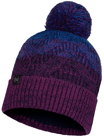 Качественная шапка Buff Knitted & Fleece Band Hat Masha Purplish