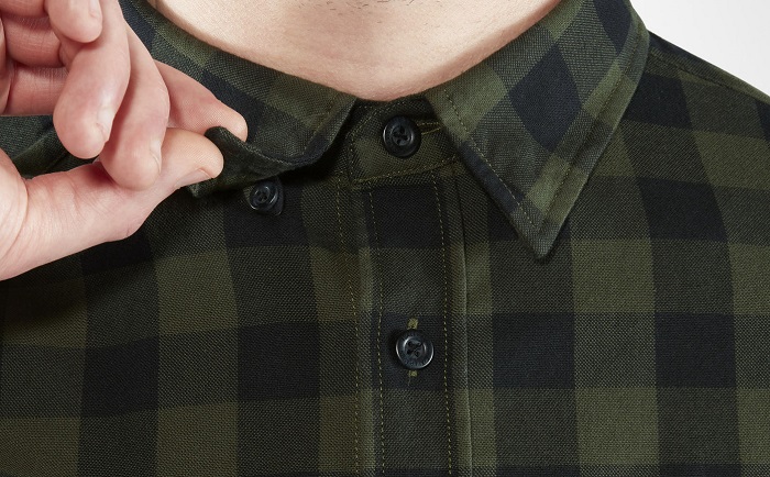 Fjallraven - Практичная рубашка из хлопка Ovik Check LS