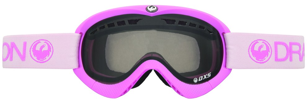 Dragon Alliance - Сноубордическая маска DXs (оправа Pink, линзы Smoke + Yellow)
