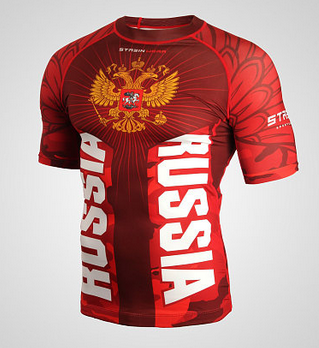 Strein - Рашгард эластичный National Team Red