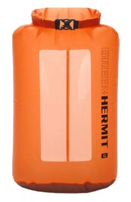 Прочный гермомешок с окном Green Hermit Visual Dry Sack 12