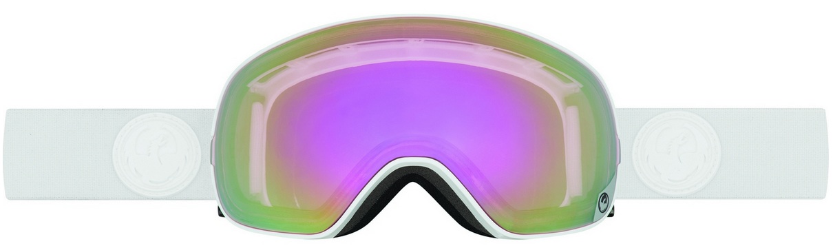 Dragon Alliance - Горнолыжные очки X2s (оправа White Out, линзы Pink Ion + Ion)