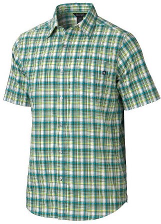 Marmot - Рубашка летняя удобная Highpass Plaid SS