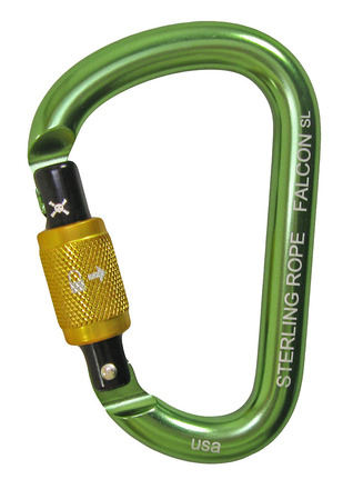 Sterling Rope - Карабин грушевидный Falcon Screwlock Small Pear Carabiner