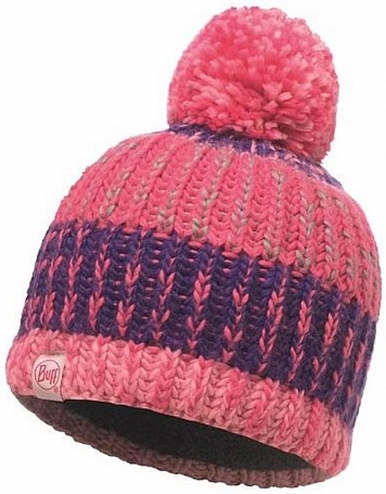 Buff - Яркая шапка с помпоном Knitted & Polar Hat Child Twist