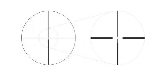 Yukon - Легкий прицел Jaeger 1-4х24 с меткой X01i