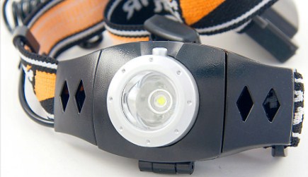 Яркий луч - Налобный светодиодный фонарь LH-3D