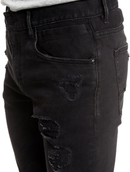 Quiksilver - Модные узкие джинсы Distorsion Stranger Black