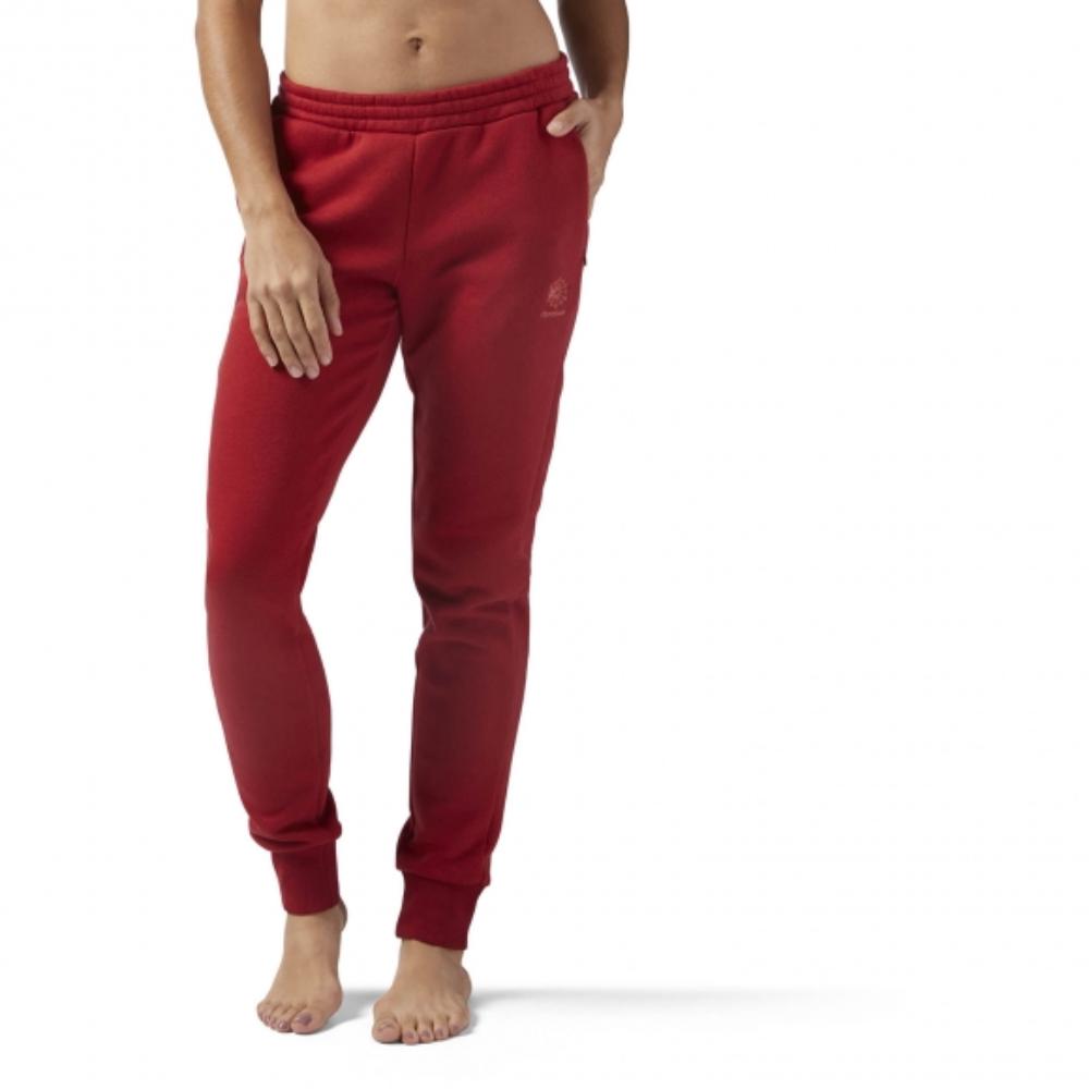 Спортивные женские брюки Reebok F Franchise Fleece Pant Rich Magma S18-R