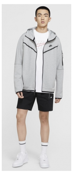 Спортивная ветровка Nike NSW TCH FLC hoodie fz wr