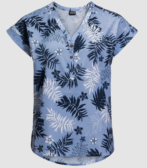 Jack Wolfskin - Женская летняя рубашка Victoria Leaf Shirt W