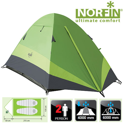 Norfin - Палатка двухместная ROACH 2 NF