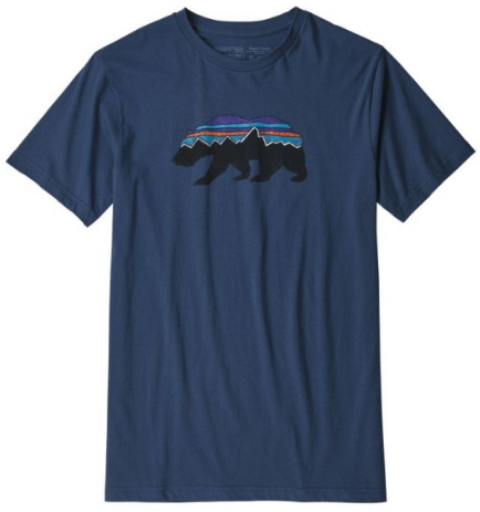 Patagonia - Классическая футболка Fitz Roy Bear Organic T-Shirt