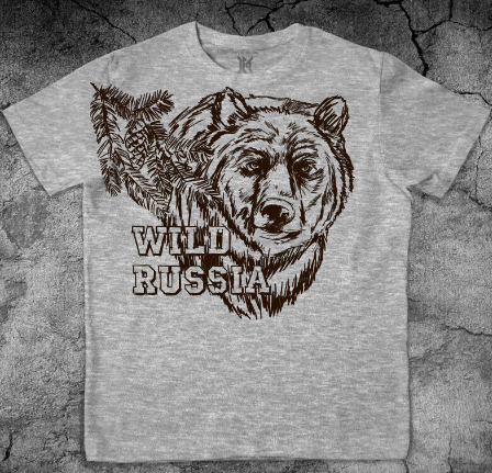 Макс-Экстрим - Летняя мужская футболка с медведем