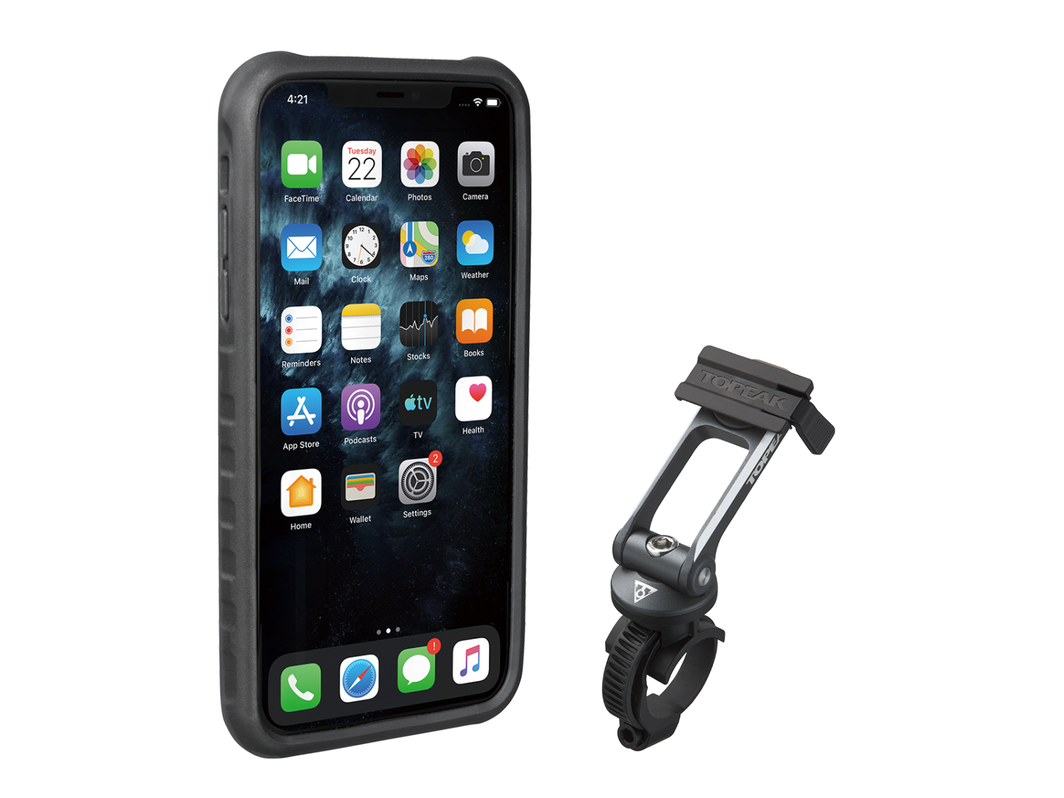Защитный чехол для телефона Topeak RideCase для iPhone 11 Pro Max с креплением