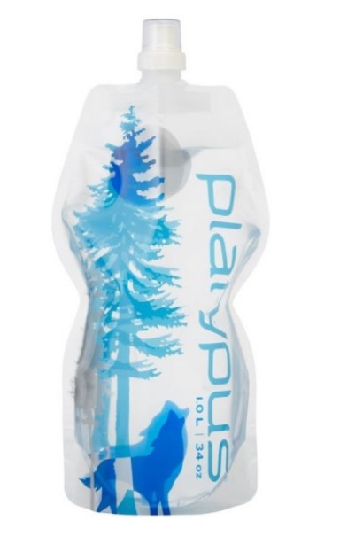 Platypus — Легкая бутылка Softbottle (крышка-дозатор) 1L