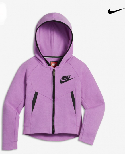 Детская толстовка Nike NKG G NSWTCH FLC HOODIE FZ