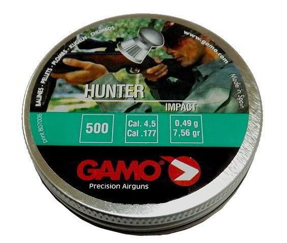 Gamo - Пули пневматика упаковка 500 шт. Hunter 4.5 мм