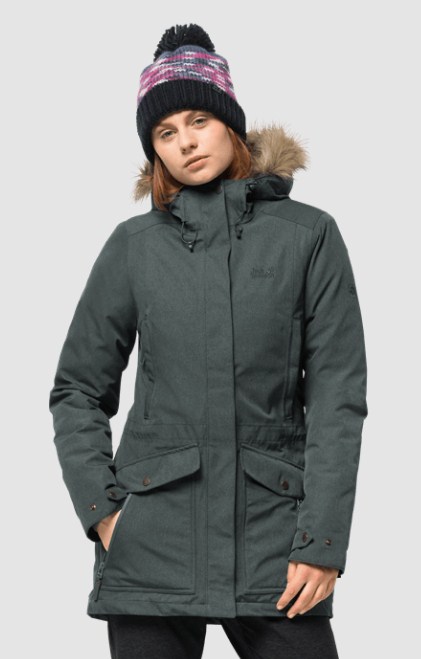 Зимняя утепленная парка Jack Wolfskin Coastal Range Parka