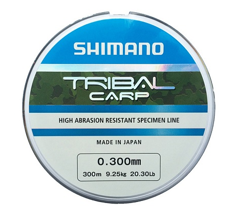 Shimano - Леска износоустойчивая Tribal Carp 300м