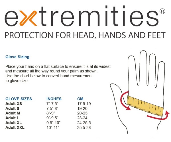 Extremities - Перчатки теплые мужские Power Stretch