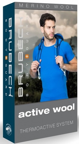 BRUBECK - Футболка длинный рукав Active Wool