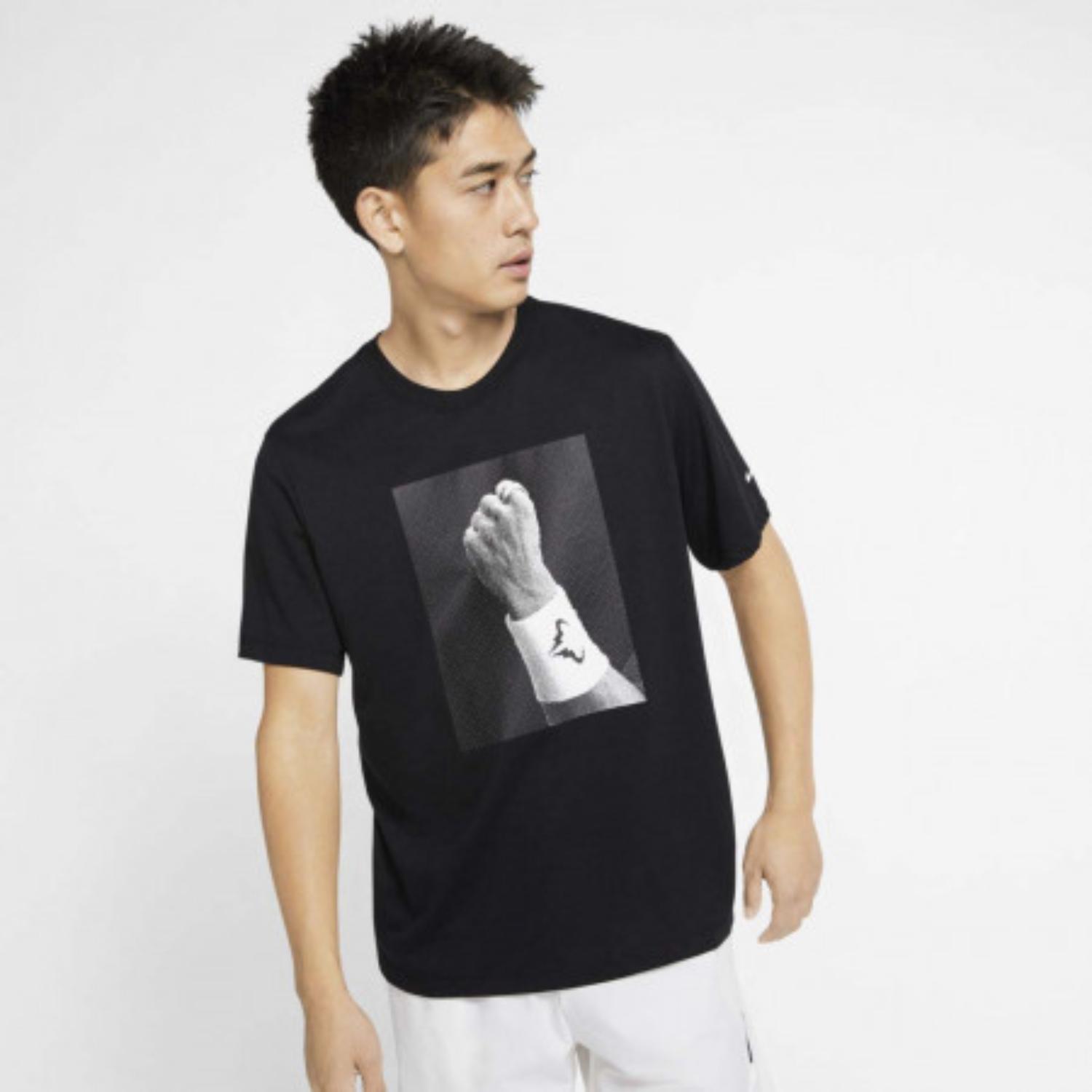 Удобная мужская футболка Nike Rafa M Nkct Dry Tee Db Gfx