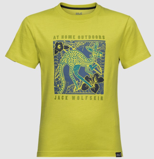 Jack Wolfskin - Легкая футболка для детей Kuku Trail T Boys