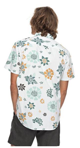 Quiksilver - Яркая рубашка с коротким рукавом Sunset Floral