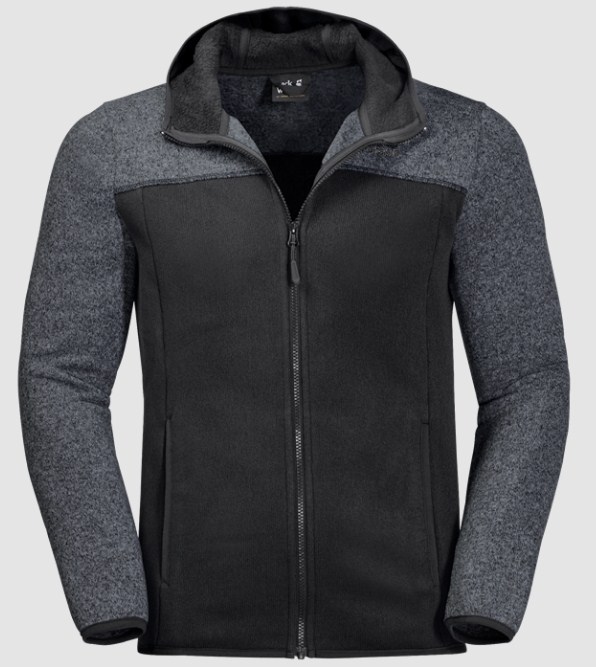 Флисовая куртка для мужчин Jack Wolfskin Elk Hooded Jacket Men