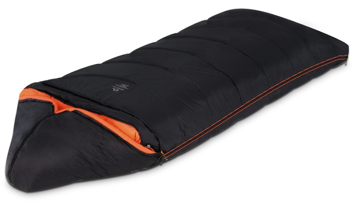 Туристический спальный мешок с левой молнией Alexika Omega Ice Platinum (комфорт -3) 
