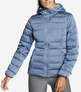 Eddie Bauer - Куртка-пуховик для девушек CirrusLite Down Hooded Jacket