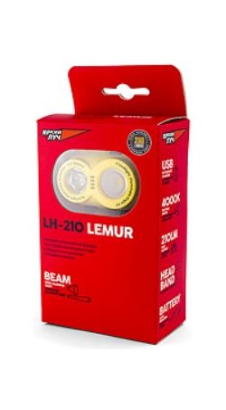 Яркий луч - Налобный фонарь LH-210 Lemur