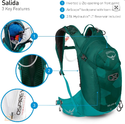 Osprey - Функциональный женский рюкзак Salida 8
