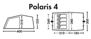 Схема палатки FHM Polaris 4