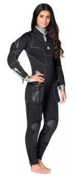 Высокотехнологичный полусухой гидрокостюм женский Waterproof SD Combat