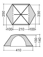 Четырехместная палатка Bask Bonzer 4