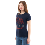 Качественная женская футболка с принтом Dragonfly Sheregesh