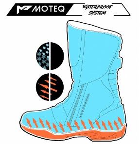 Moteq - Укороченные мотоботинки Air Tech 3/4
