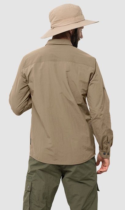 Jack Wolfskin - Мужская рубашка с защитными свойствами Lakeside Roll-Up