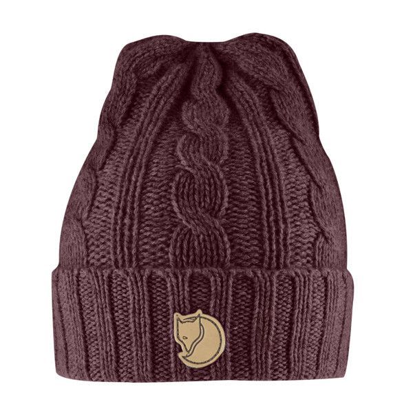 Fjallraven - Теплая шапка из шерсти Braided Knit
