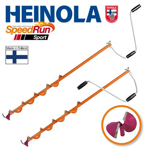 Heinola - Ледобур из стали SpeedRun Sport