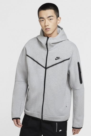 Спортивная ветровка Nike NSW TCH FLC hoodie fz wr